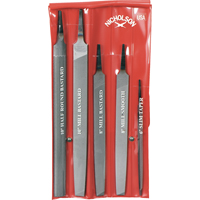 Jeux de 5 limes &agrave; usage g&eacute;n&eacute;ral, 5 pi&egrave;ces Helyx Safety & Industrial Supplies