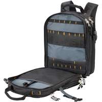 Sacs &agrave; dos pour outils &agrave; 75 pochettes, 13" lo x 17-1/2" la, Noir, Nylon Helyx Safety & Industrial Supplies