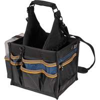 Large Electrical & Maintenance Tool Carrier, Polyester, 23 Pockets, Black Helyx Safety & Industrial Supplies