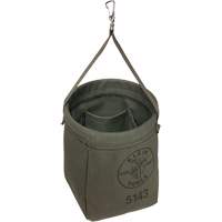 Sac &agrave; fond conique, 8" h, Toile, Gris Helyx Safety & Industrial Supplies