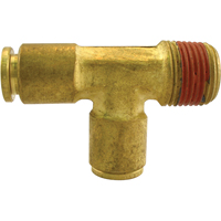 T&eacute; de course m&acirc;le P. T. C., Laiton, 3/8" x 1/4" Helyx Safety & Industrial Supplies