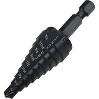 Foret &eacute;tag&eacute; no 3, 1/4" - 3/4", Incr&eacute;ments de 1/16", Acier rapide Helyx Safety & Industrial Supplies