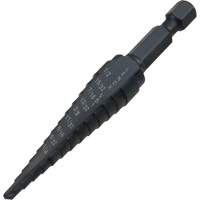 Foret &eacute;tag&eacute; no 1, 1/8" - 1/2", Incr&eacute;ments de 1-3/2", Acier rapide Helyx Safety & Industrial Supplies
