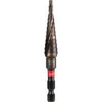 #1 Shockwave Impact Duty Step Drill Bit, 1/2" - 1-1/8" , 1/32" Increments, Titanium Helyx Safety & Industrial Supplies