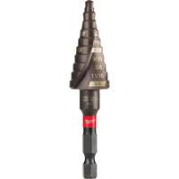 #3 Shockwave Impact Duty Step Drill Bit, 3/16" - 3/4" , 1/16" Increments, Titanium Helyx Safety & Industrial Supplies