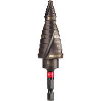#8 Shockwave Impact Duty Step Drill Bit, 1/2" - 1" , 1/16" Increments, Titanium Helyx Safety & Industrial Supplies