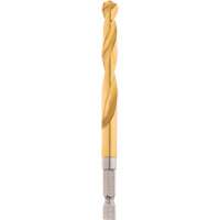 Shockwave Drill Bit, 5/16", Titanium, 2-39/64" Flute, 135° Point Helyx Safety & Industrial Supplies