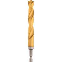 Shockwave Drill Bit, 1/2", Titanium, 3-21/64 Flute, 135° Point Helyx Safety & Industrial Supplies