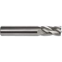 Fraise &agrave; embout droit, 3/16" dia., 2" lo, 4 cannelures, 3/16" tige, Carbure Helyx Safety & Industrial Supplies