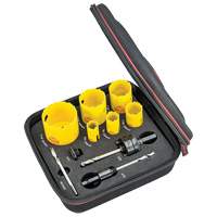 Trousse de scie pour plombier pour trou &agrave; coupe profonde, 10 morcea Helyx Safety & Industrial Supplies