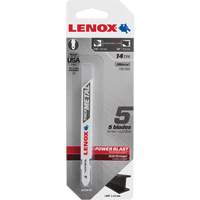 Metal Cutting Jigsaw Blades, Bi-Metal, 14 TPI, 3-5/8" L x 3/8" W Helyx Safety & Industrial Supplies