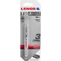 Metal Cutting Jigsaw Blades, Bi-Metal, 18 TPI, 3-5/8" L x 3/8" W Helyx Safety & Industrial Supplies