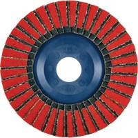 Disque &agrave; lamelles Twin Flap, 4-1/2" x 7/8", Type 27, Grain 40, C&eacute;ramique/Alumine de zirconium Helyx Safety & Industrial Supplies
