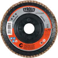 Disque &agrave; lamelles, 4-1/2" x 5/8"-11, Type 27, Grain 40, C&eacute;ramique Helyx Safety & Industrial Supplies