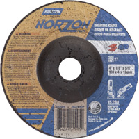 Meule NorZon Plus SGZ, 4" x 1/8", Arbre 5/8", C&eacute;ramique d'alumine, Type 27 Helyx Safety & Industrial Supplies