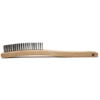 Brosse de nettoyage, Acier inoxydable, 4 x 19 rangs de fils, Longueur 13-11/16" Helyx Safety & Industrial Supplies