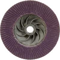 Disque &agrave; lamelles &agrave; changement rapide 769F, 4-1/2" x 5/8"-11, Type 27, Grain 120+, C&eacute;ramique Helyx Safety & Industrial Supplies