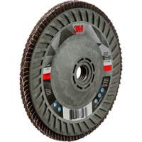 Disque &agrave; lamelles &agrave; changement rapide 769F, 5" x 5/8"-11, Type 29, Grain 120+, C&eacute;ramique Helyx Safety & Industrial Supplies