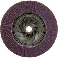 Disque &agrave; lamelles &agrave; changement rapide 769F, 5" x 5/8"-11, Type 29, Grain 120+, C&eacute;ramique Helyx Safety & Industrial Supplies