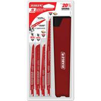 Ensemble de lames de scie alternative pour la coupe/d&eacute;molition du bois avec clous Helyx Safety & Industrial Supplies