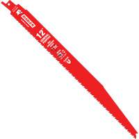 Lame de scie alternative tout usage, Bim&eacute;tal, 8-14 Dents par pouce, 12" lo x 1" la Helyx Safety & Industrial Supplies