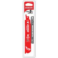 Lame de scie alternative de s&eacute;rie moyenne pour le m&eacute;tal, Bim&eacute;tal, 14-18 Dents par pouce, 6" lo x 1" la Helyx Safety & Industrial Supplies