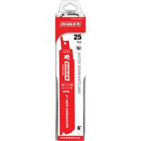 Lame de scie alternative autod&eacute;montage, Bim&eacute;tal, 14-18 Dents par pouce, 6" lo x 1" la Helyx Safety & Industrial Supplies