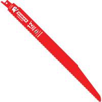 Lame de scie alternative pour la d&eacute;molition et les m&eacute;taux &eacute;pais, Bim&eacute;tal, 8-10 Dents par pouce, 12" lo Helyx Safety & Industrial Supplies