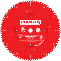 Fine Finish Circular Saw Blade, 14", 84 Teeth, Laminate/Wood Use Helyx Safety & Industrial Supplies