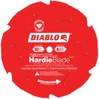 HardieBlade Cutting Saw Blade, 10", 6 Teeth, Fibre Cement Use Helyx Safety & Industrial Supplies