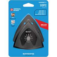 Patin de ponçage triangulaire pour outil oscillant et assortiment de papiers abrasifs One Fit Helyx Safety & Industrial Supplies
