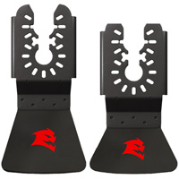 Jeu de grattoirs oscillants en acier &agrave; teneur &eacute;lev&eacute;e en carbone de taille universelle pour le retrait d'adh&eacute;sif Helyx Safety & Industrial Supplies