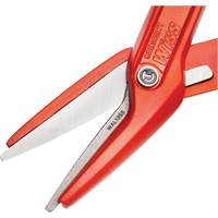 Cisaille d'&eacute;tain en aluminium dentel&eacute; de 13" avec poign&eacute;e tremp&eacute;e, Longueur de coupe de 3", Coupe Droit Helyx Safety & Industrial Supplies