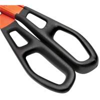 Cisaille d'&eacute;tain en aluminium dentel&eacute; de 13" avec poign&eacute;e tremp&eacute;e, Longueur de coupe de 3", Coupe Droit Helyx Safety & Industrial Supplies