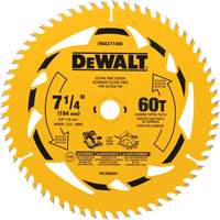Circular Saw Blade, 7-1/4", 60 Teeth, Wood Use Helyx Safety & Industrial Supplies
