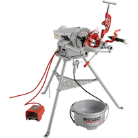 Syst&egrave;me de filetage complet pour fileteuse &eacute;lectrique mod&egrave;le 300, 38 tr/min, Filetage de la tige 1/8" - 2"  Helyx Safety & Industrial Supplies