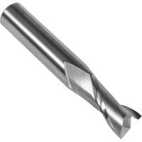Fraise en bout carr&eacute;e 30° S108, 1/4" dia., 2-1/2" lo, 2 cannelures, 1/4" tige, Carbure Helyx Safety & Industrial Supplies