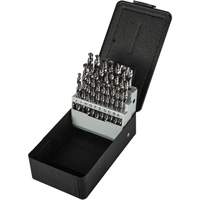 Jobber Length Drill Bit Set, 26 Pieces, High Speed Steel Helyx Safety & Industrial Supplies