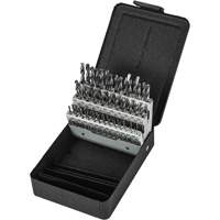 Stub Length Drill Bit Set, 60 Pieces, High Speed Steel Helyx Safety & Industrial Supplies