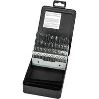 Stub Length Drill Bit Set, 60 Pieces, High Speed Steel Helyx Safety & Industrial Supplies