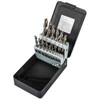 Jobber Length Drill Bit Set, 15 Pieces, High Speed Steel Helyx Safety & Industrial Supplies