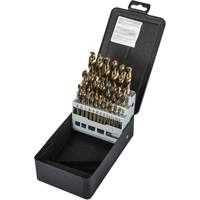 Heavy-duty Screw Machine Drill Bit Set, 29 Pieces, High Speed Cobalt Helyx Safety & Industrial Supplies