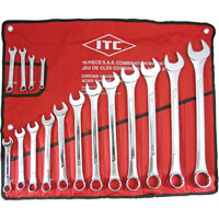 ICW-16 Professional Raised Panel Wrench Set, Combination, 16 Pieces, Imperial Helyx Safety & Industrial Supplies