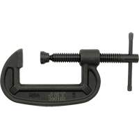 Serre-joint en C robuste, Capacit&eacute; de 2" (50,8 mm), Profondeur de gorge de 1" (25,4 mm) Helyx Safety & Industrial Supplies