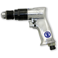 ADX380R Perceuse pneumatique r&eacute;versible, 4 pi³/min, 1/4" NPT, 86,8 dBA, 3/8" mandrin, Avec cl&eacute; Helyx Safety & Industrial Supplies
