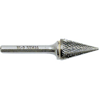 M4-D JET-KUT&reg; Cone Shape Burr, 3/8" Dia., 1/4" Shank, 5/8" Depth of Cut Helyx Safety & Industrial Supplies