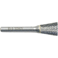 Fraise en forme de c&ocirc;ne invers&eacute;, 3/8" dia., 1/4" Tige, 3/8" Prof. de la coupe Helyx Safety & Industrial Supplies