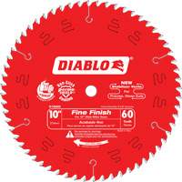 Contractor Saw Blades - Fine Finishing Saw Blades, 10", 60 Teeth, Wood Use Helyx Safety & Industrial Supplies