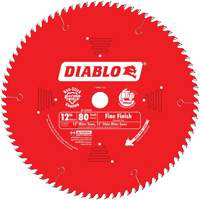 Contractor Saw Blades - Fine Finishing Saw Blades, 12", 80 Teeth, Wood Use Helyx Safety & Industrial Supplies