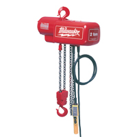 Palan &eacute;lectrique &agrave; chaîne, Lev&eacute;e 10', Capacit&eacute; 1000 lb (0,5 tonne), 16 pi/min Helyx Safety & Industrial Supplies